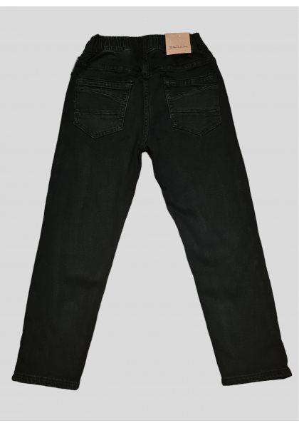 Чёрные,Утеплённые на флисе,ДЖИНСОВЫЕ брюки  для мальчиков .Размеры 8-16.Фирма S&D .Венгрия
